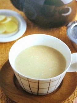 しょうが紅茶×甘酒ヨーグルト
